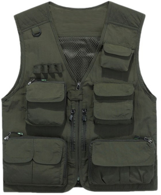 에쉬울프 다용도 낚시 배달 라이더 등산 멀티 포켓 조끼