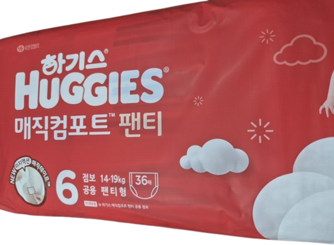 하기스 2024 매직컴포트 팬티형 6단계 공용 36매X2팩