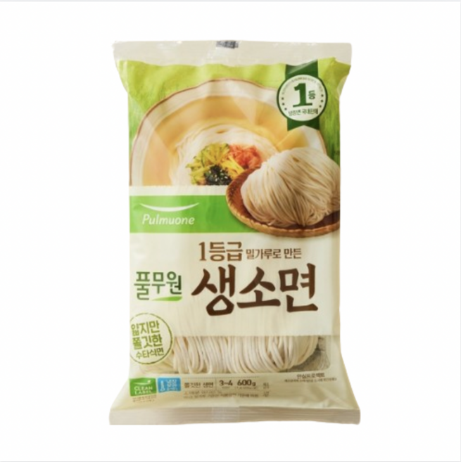 생 소면, 4개, 600g