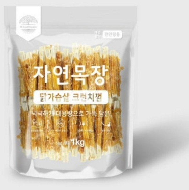 자연목장 닭가슴살 우유껌스틱