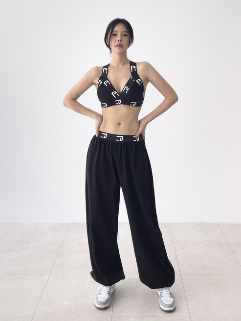 [공연/댄스/방송댄스복] D밴드 오버핏 조거트레이닝 팬츠(D밴드탑 D밴드끈나시 SET가능)