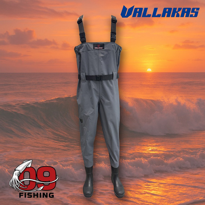 발라카스 VW09-1 B&G 가슴장화 웨이더 펠트타입 해루질용 바다낚시 미끄럼방지, 250, ONE COLOR