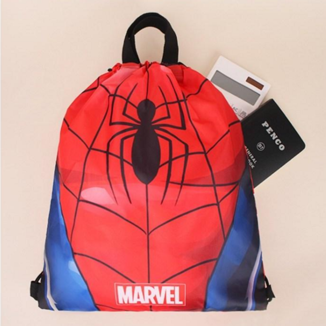 마블 스파이더맨 보조가방 신발주머니 학생 신주머니 남자 신발가방 학원 백팩 초등 아동 어린이