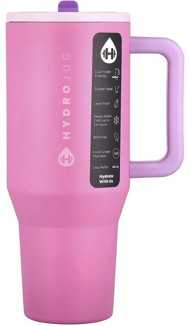 하이드로저그 BPA 무함유 추성훈 아조씨 데일리 텀블러 40oz 11133g, 1개, 1133ml, 팽크슈가 - 쿠팡