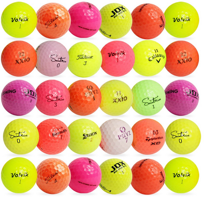 아토스포츠 브랜드혼합 컬러 실속형 로스트볼, 30개, 1개