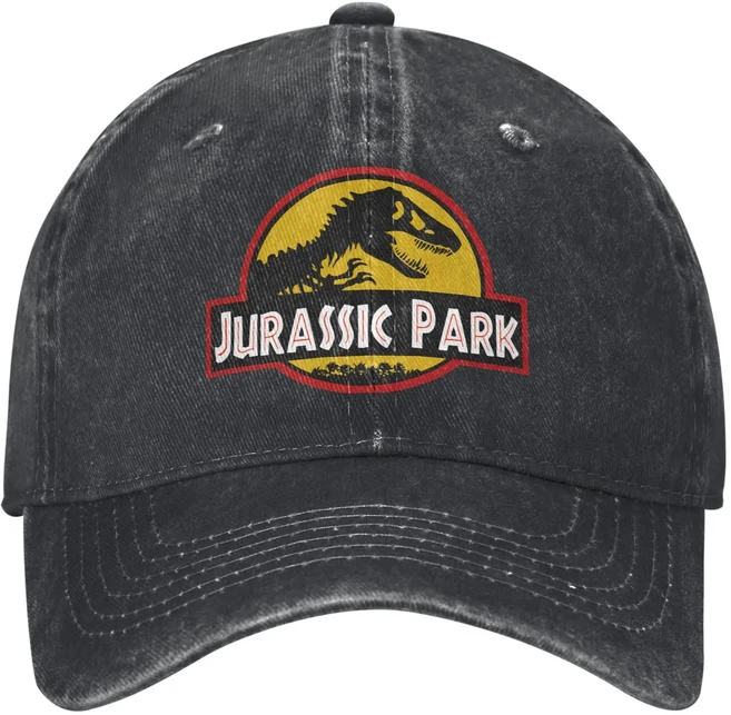 쿠쿠스토어 쥬라기 공원 남여 야구 모자 디스트레스 코튼 캡 클래식 선물 태양, 01 one size, 05 검정색