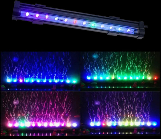 어항 막대 기포 발생기 15cm led 조명 미세 산소 기포기, 1개