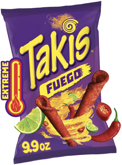 타키스 후고 핫칠리 페퍼 라임 또띠아 칩스, 280.7g, 1개