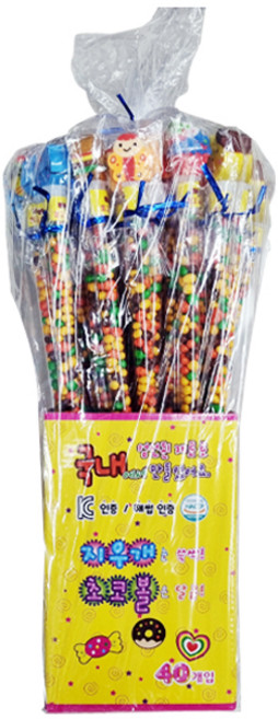 지우개초코볼 1통 (17g x 40개), 1개, 680g