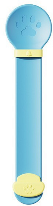 발바닥 캣스틱 짜개 스푼, 1개, 블루