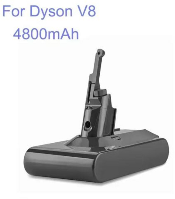 휴대용 진공 청소기용 오리지널 보조베터리 교체 배터리 V8 앱솔루트 Lifepo4 배터리 21.6 V SV10 6800mAh, 02 4800mAh
