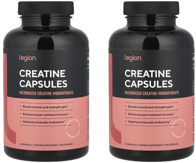 리전 애슬레틱스 크레아틴 833 mg Legion Athletics Creatine 180정, 2개 - 쿠팡