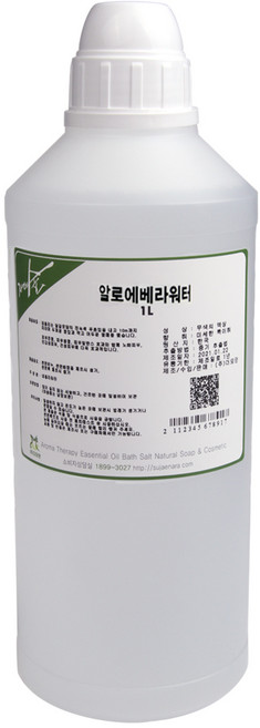 [자연의숲] 알로에베라워터, 1개, 1L