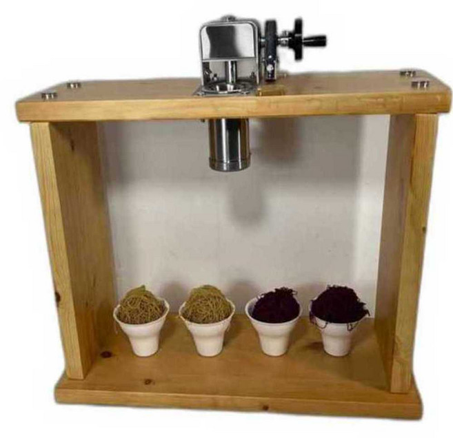 몽블랑 아이스크림 기계 젤라또 머신 프레스 몰드 업소용 카페, 목재색상강철프레임2배럴(1.5mm+1.2mm)