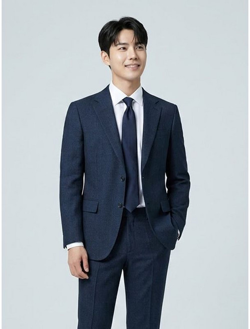 BY파크랜드 그린 모혼방 스트레치 수트-A6SS2310420A A6PS2310386A