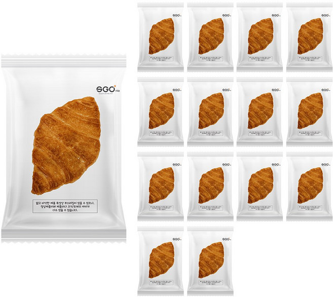 플레인 미니 크룽지, 15개, 17g