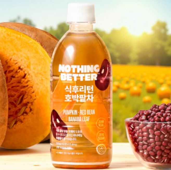 낫띵베럴 식후리턴 호박팥차, 12개, 500ml