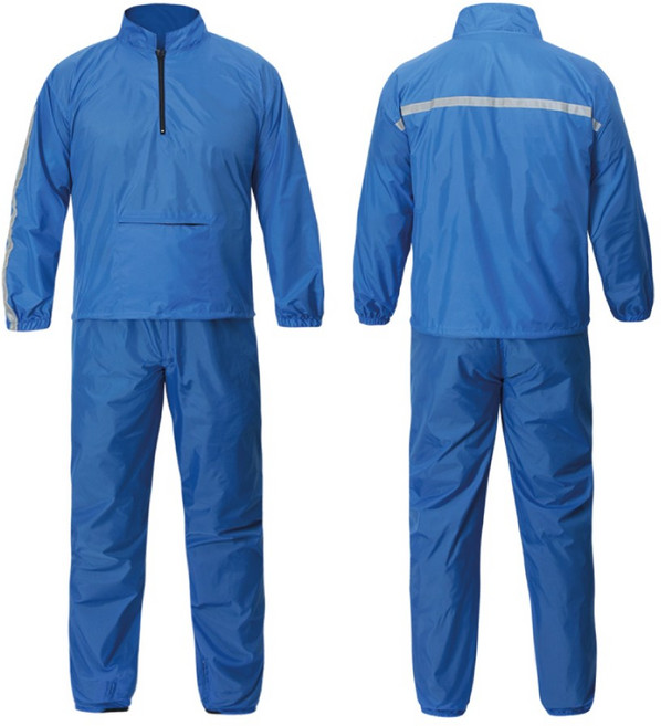 카멜로 메쉬 통기 블루 피스복 투피스 작업복 도장복 방수 작업복 현장 작업용