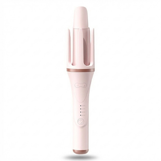 32mm 전자동 웨이브 고데기 볼륨 매직기 봉 아이롱, 핑크, N158