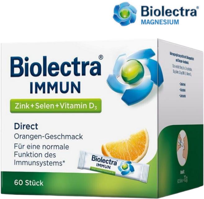 바이오렉트라 이뮨 아연 셀레늄 비타민D 60포, 1개, 60회분