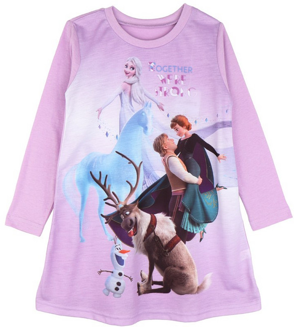 여아 아동잠옷 실내복 겨울왕국긴팔원피스_로렌