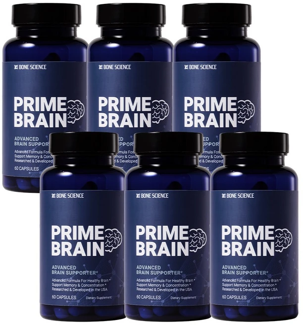 미국 본사이언스 프라임 브레인 PRIME BRAIN 60캡슐, 6개, 60정 - 쿠팡
