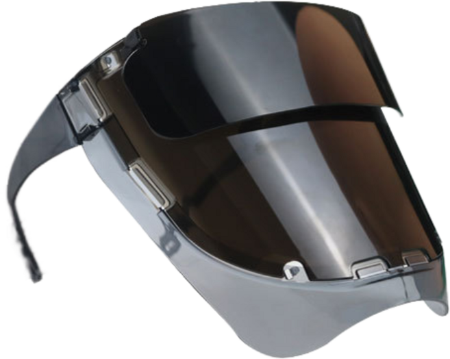 툴릭스 귀걸이형 용접보안면 용접용 안면보호구 용접마스크, 1개, 블랙