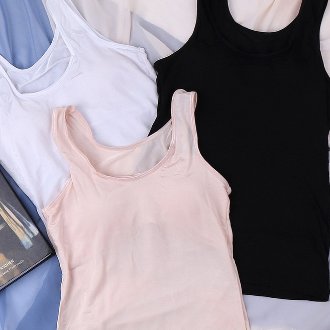 캡나시 국산 여성 풍기인견 JP1202 브라탑 노브라 캡나시 브라런닝 빅사이즈