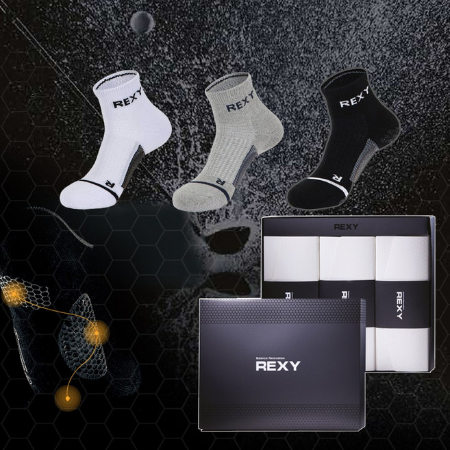 렉시 골프양말 골라담아 3족세트, 01_남성단목 3족세트, 1개
