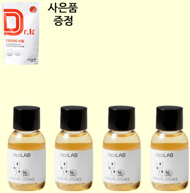 세포랩 세리포리아 락세라타 클렙스 바이오제닉 퍼스트 에센스 모공 축소 탄력 주름 미백 인공향료 무첨가, 30ml, 4개