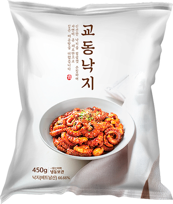 교동낙지 (양념 손질 낙지 볶음), 3개, 450g