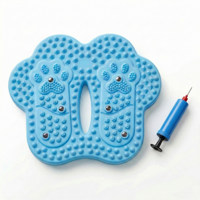 모드무드 가정용 걷기 홈트 무소음 발지압 스텝퍼 유산소 운동기구, 블루