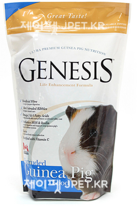 제네시스 기니피그 사료, 1kg, 1개