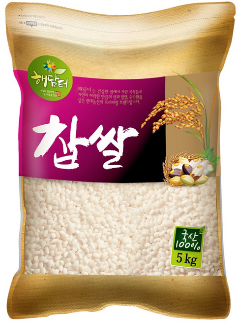 현대농산 국산 찹쌀 5kg, 1개