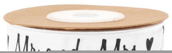 셀프웨딩화이트 코튼 웨딩 리본 100m 롤 장식 벨트 신부 샤워 꽃 재사용 선물 포장 편지 패턴 파티 용품