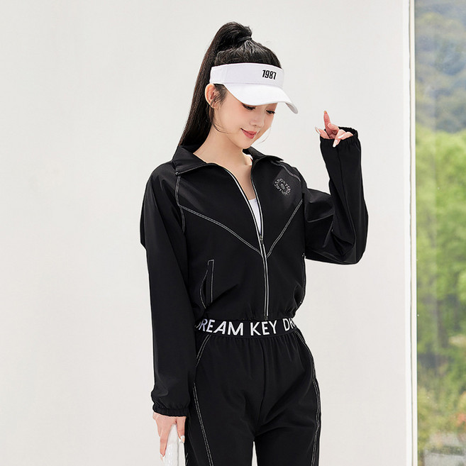 COSYEVNO 여성 가을 아우터 스포츠 패션 캐주얼 코디 통근 트레이닝 후드 점퍼 DHY-ydtz6