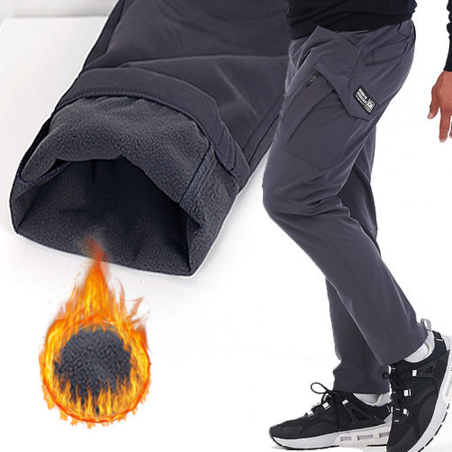 추성훈 코몽트 방풍 겨울 기모 바지 카고 팬츠 K24MP0991