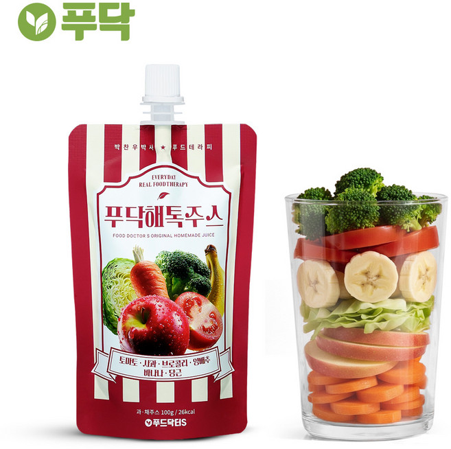 푸드닥터S 푸닥 해톡주스, 10개, 100ml