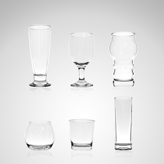 초등 수학 부피 용기 유리 투명 컵 6종 과학교구 실험재료 실험