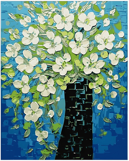 아이러브페인팅 DIY 명화그리기 40 x 50 50cm, 아네모네블루, 1개