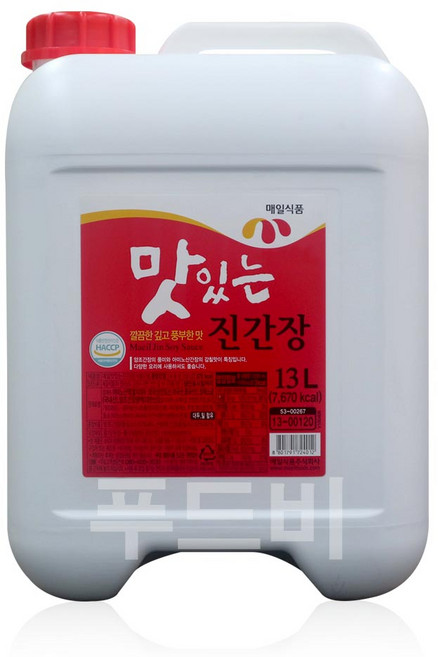 매일식품(주) [대용량] 맛있는 진간장 13L, 1개
