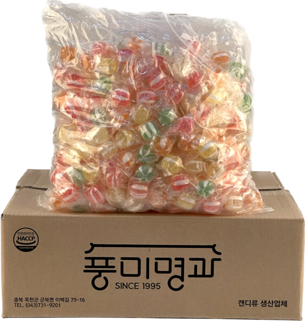 풍미 옛날 왕사탕 대용량 눈깔 알 무지개사탕, 3.2kg, 1개