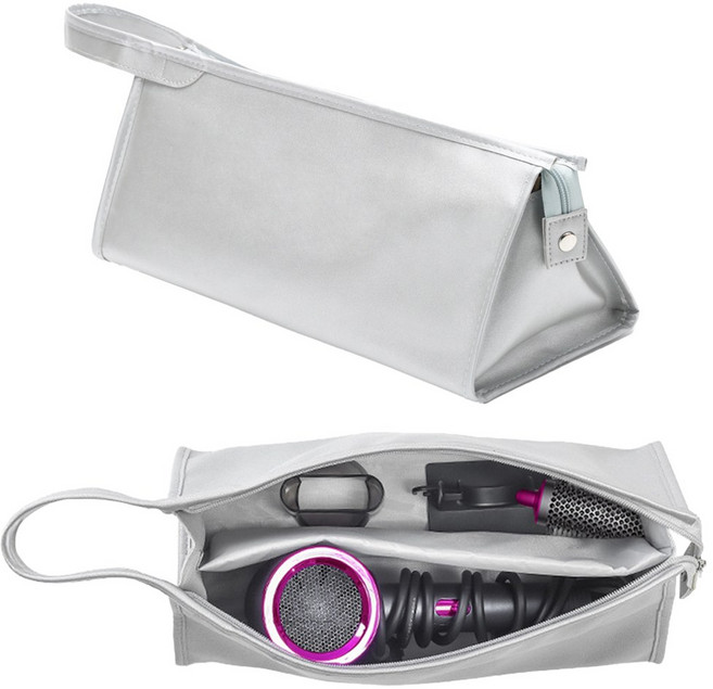 헤어뷰 휴대용 드라이기 파우치 고데기 베이직 케이스, 1개, 그레이