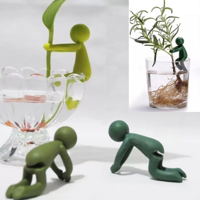 STAR UP 수경식물 귀여운 지지대 꽃 화초 원예 거치대, 3개