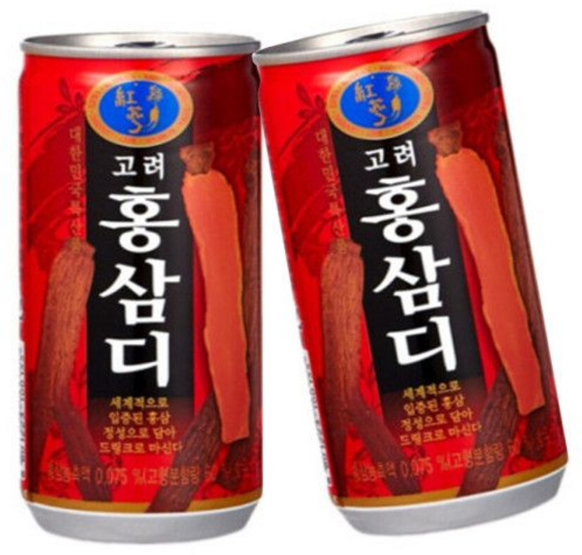 일화 고려 홍삼디 175ml x30캔