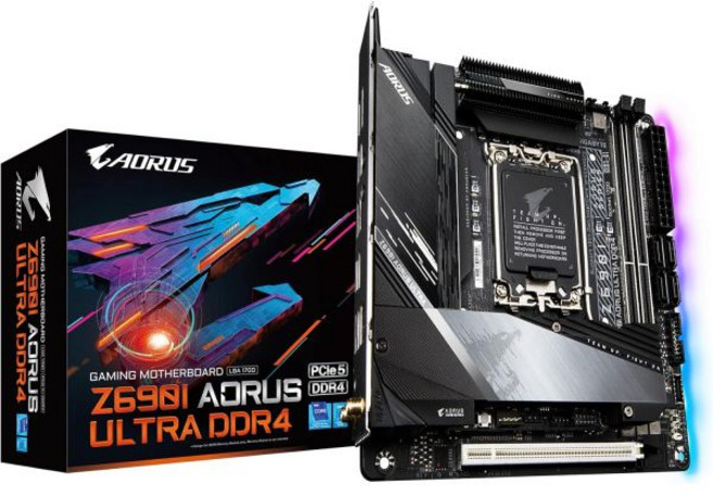 기가바이트 Z690I AORUS 울트라 DDR4 (LGA 1700/ 인텔 Z690/ 미니 ITX/ DDR4/ 듀얼 M.2/ PCIe 5.0/ USB 3.2 Gen2X2 Type, 기가바이트 Z690I AORUS 울트라 DDR4 (LG