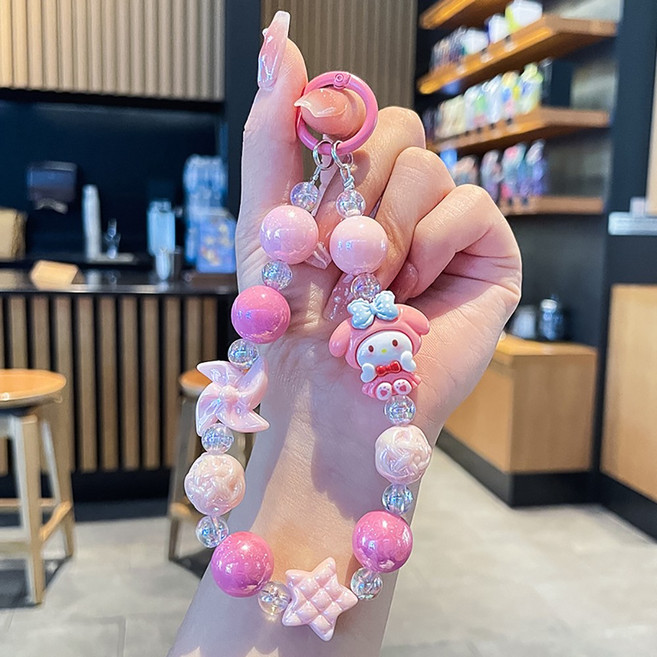 아이실린 다양한 스마트폰 손목 스트랩 투명 하트 키링 (34종), 1개, A-12