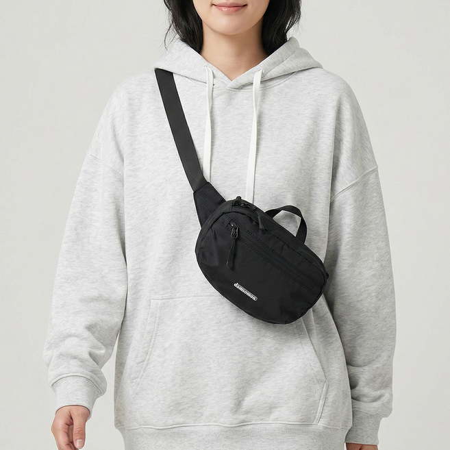 [담앤드솜 담솜온] 담홀 힙색 슬링백 크로스백 메신저백 남녀공용 여행용 운동 생활방수 담앤드솜