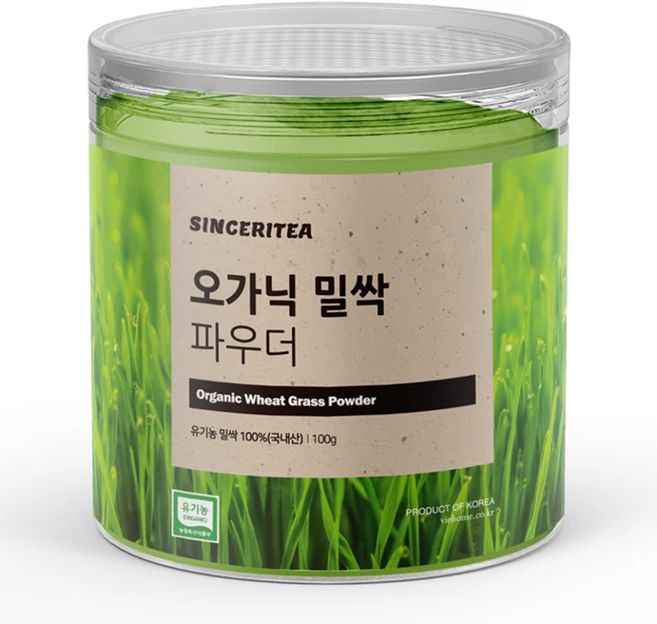 신서리티 오가닉 밀싹 파우더, 1개, 100g - 쿠팡