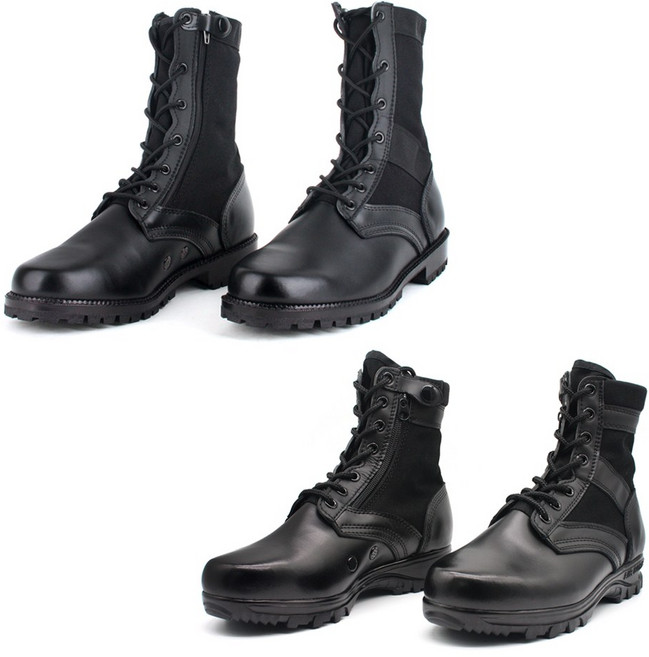 국산 검정 테러화 에어본창 반목 긴목 지퍼 2종 워커 부츠